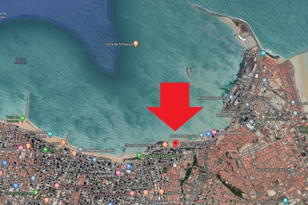 13 Flat Beira Mar Com Energia, Vaga, 3 Camas, Wi-Fi E Ar Apartment Fortaleza  Exterior photo